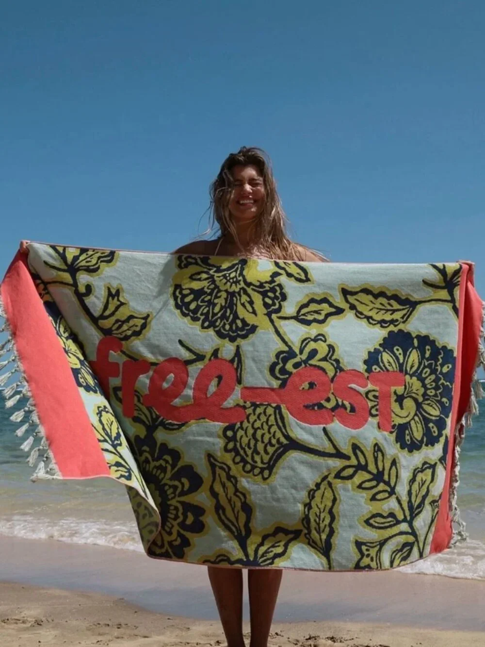 Free People cotton towel eden